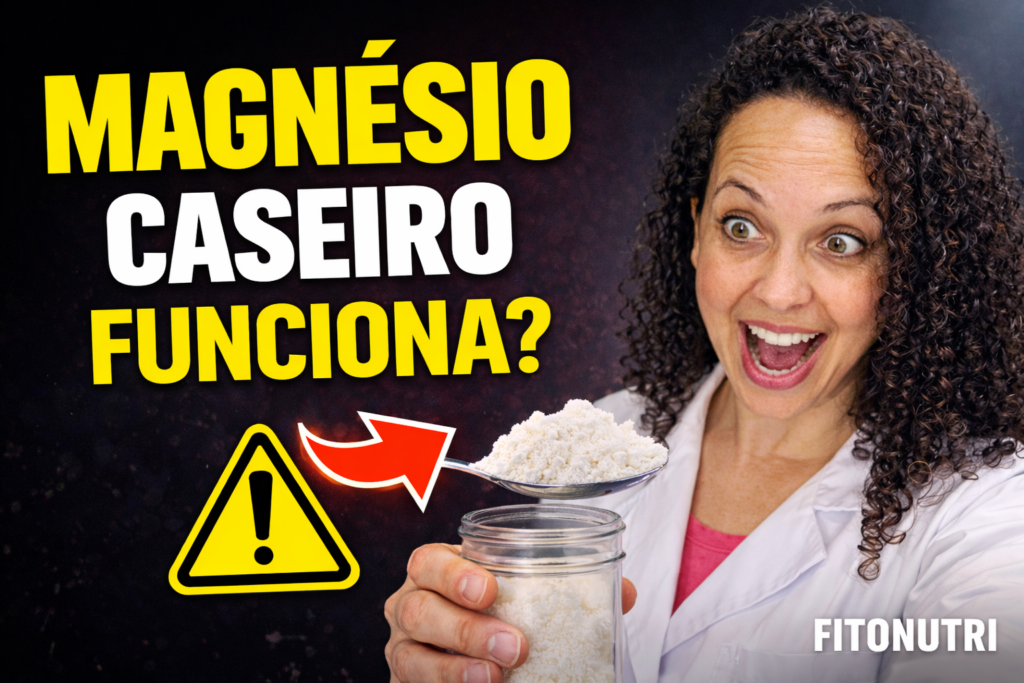 Magnésio natural feito em casa com sementes para mulheres acima de 40 anos, ajudando a reduzir dores, inflamação e melhorar o sono.
