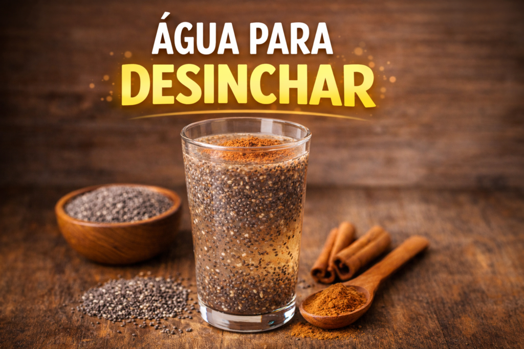ÁGUA COM CHIA e CANELA: Diminua a Vontade de Doce em 5 Minutos (Mulher 40+)