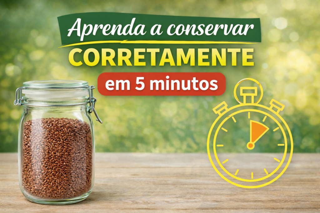 Como Conservar Linhaça e Chia Corretamente (Guia Completo)