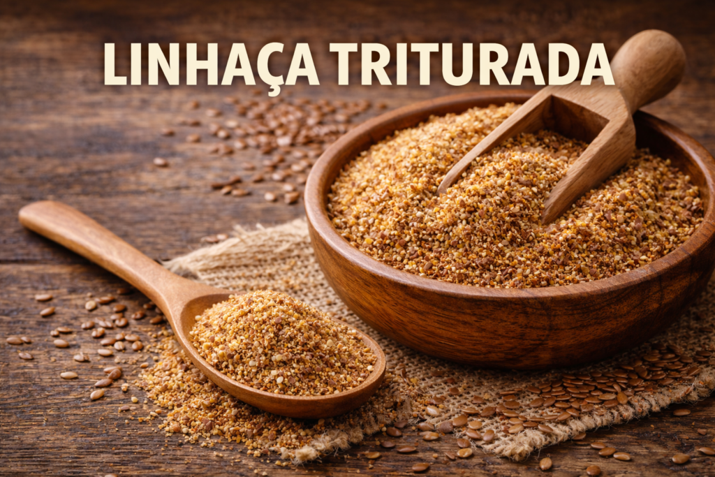 Linhaça Triturada: Ômega-3 Natural para Colesterol e Inflamação