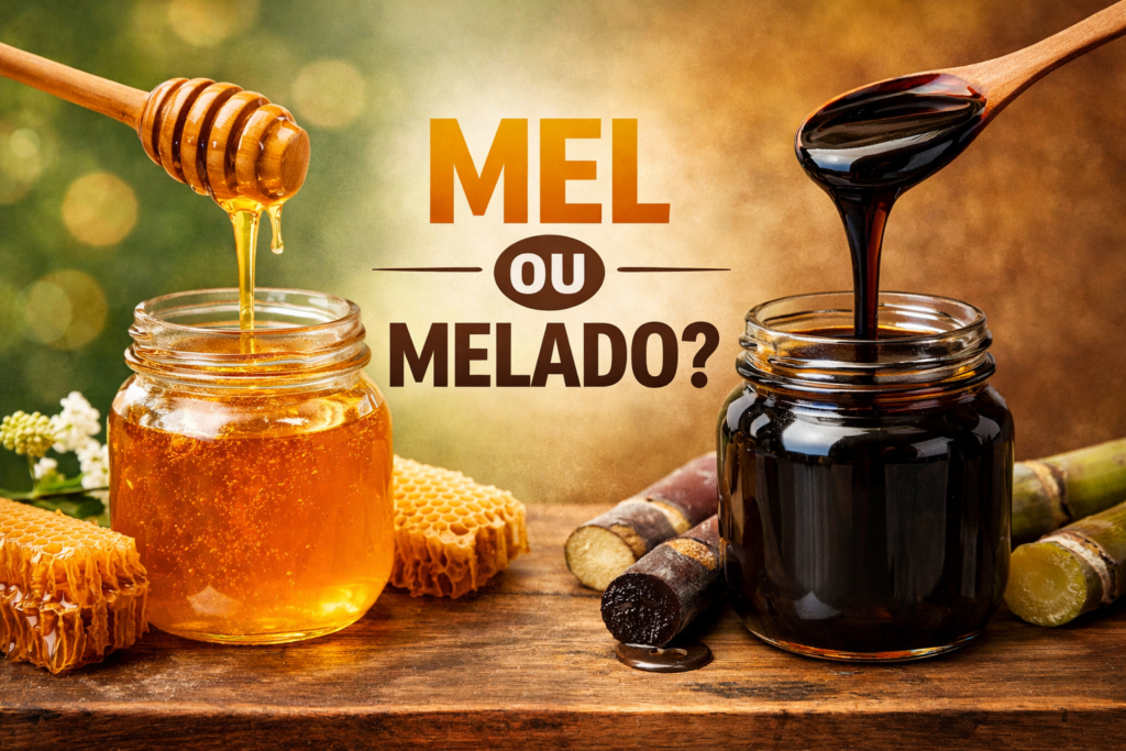 Mel ou Melado: Qual é Melhor para Saúde e Emagrecer?