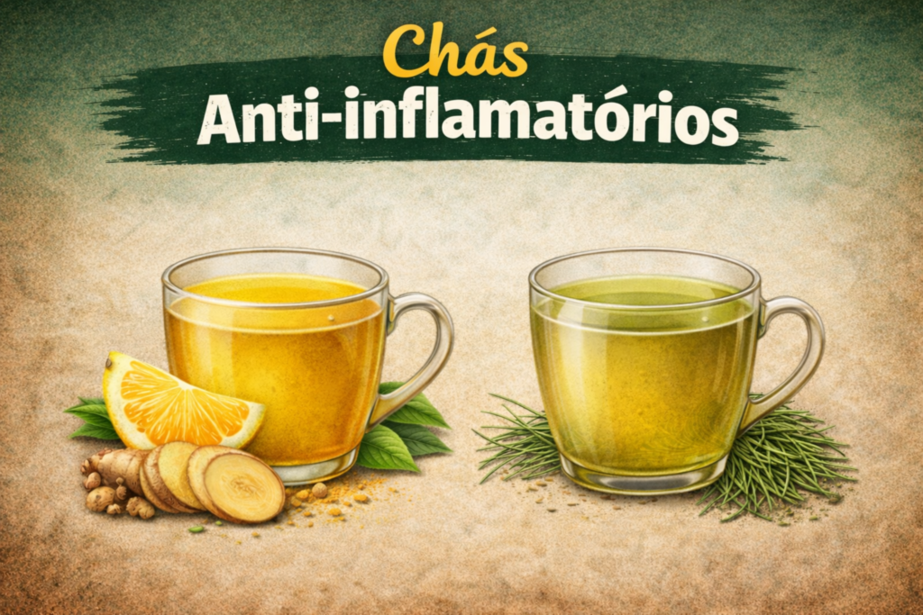 2 Chás Anti-inflamatórios para Artrite e Fibromialgia