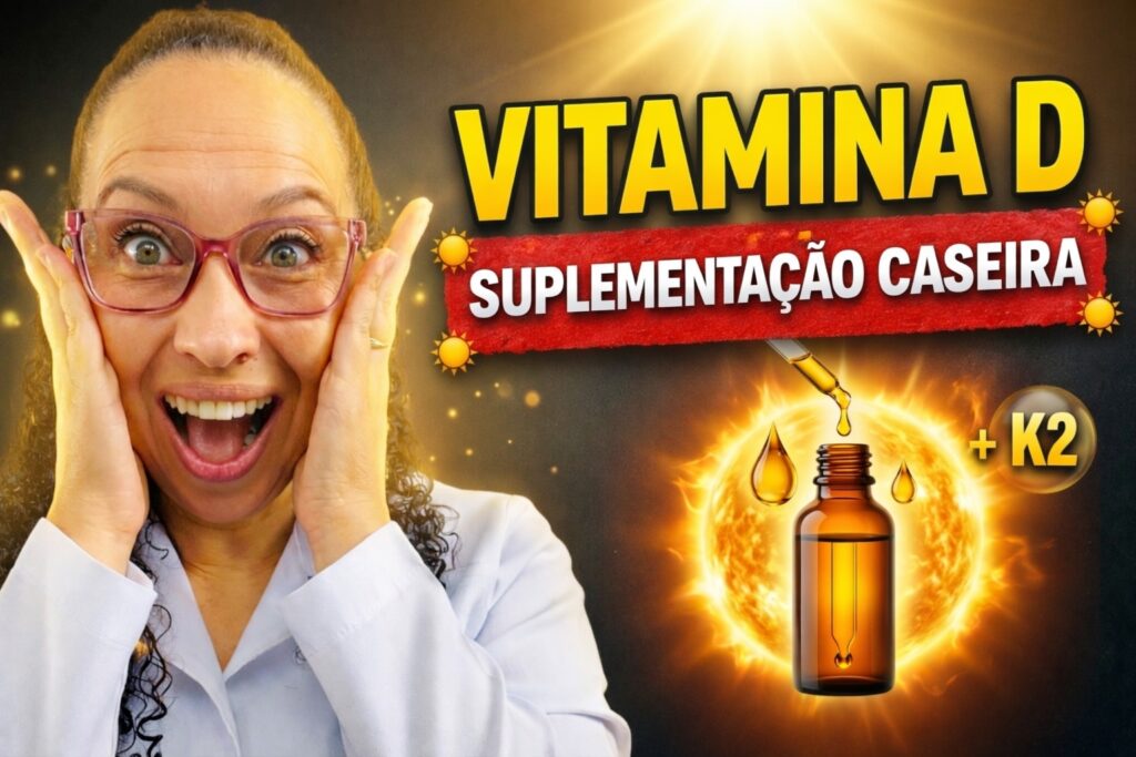 Faça Sua Própria VITAMINA D + K2 NATURAL em Casa (Mulheres 40+ PRECISAM!)