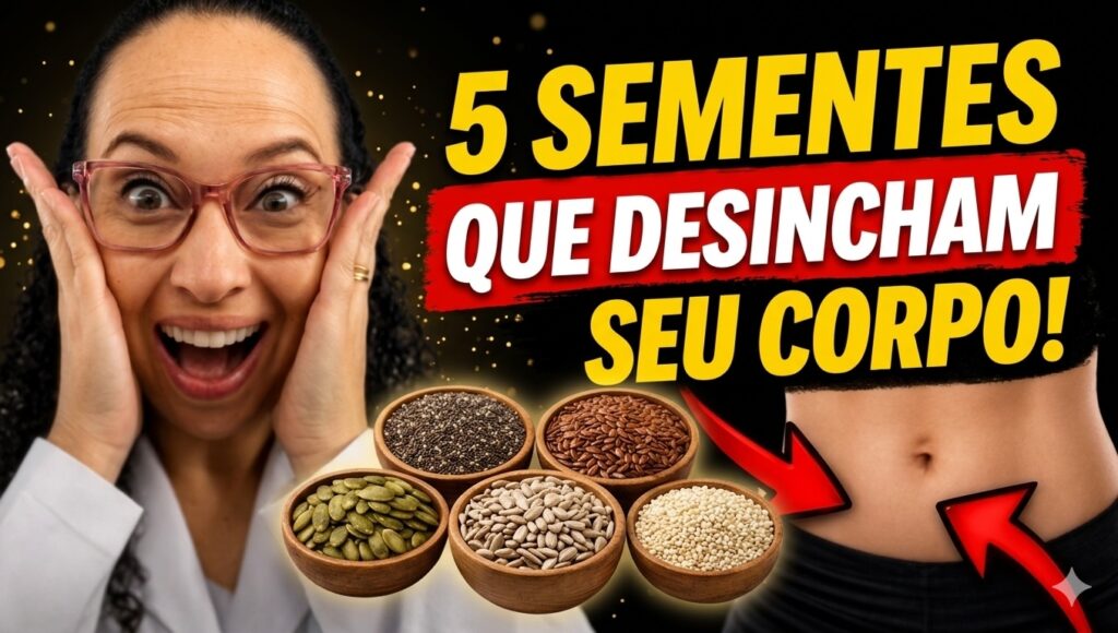 5 SEMENTES que AJUDAM a DESINCHAR