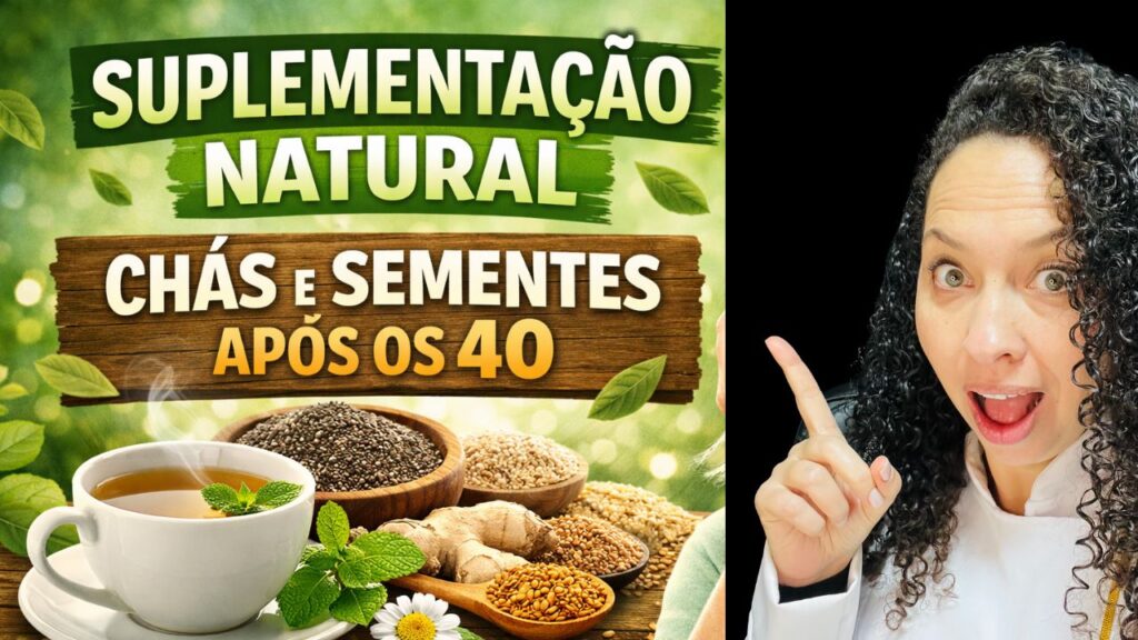 Faça Sua Própria Rotina de Suplementação com Chás e Sementes Após os 40