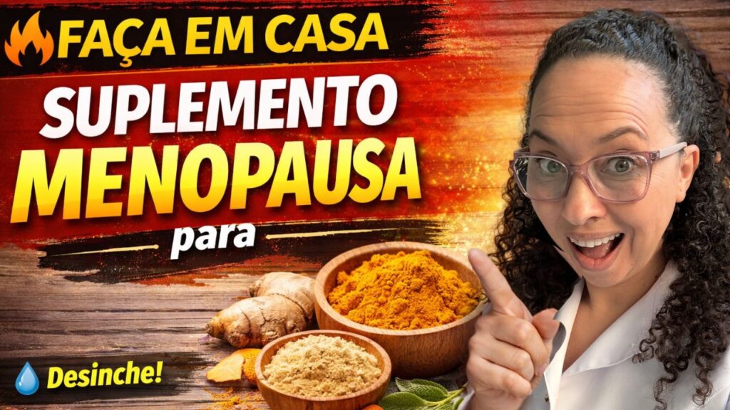 🔥 FAÇA EM CASA seu SUPLEMENTO NATURAL para MENOPAUSA
