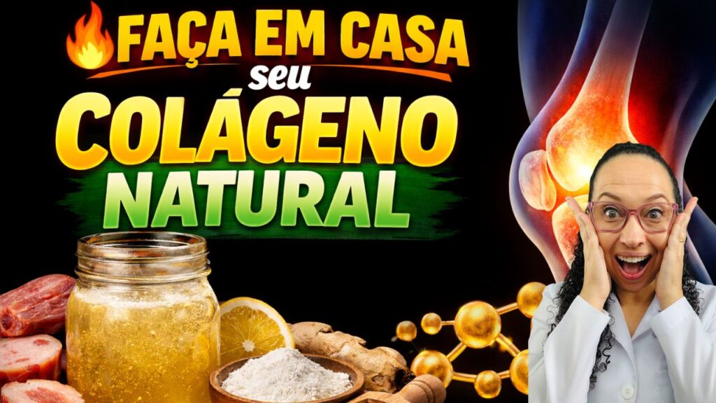 FAÇA EM CASA seu COLÁGENO NATURAL para ARTICULAÇÕES