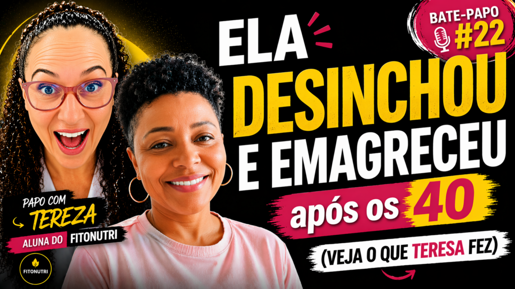 Ela DESINCHOU e EMAGRECEU após os 40