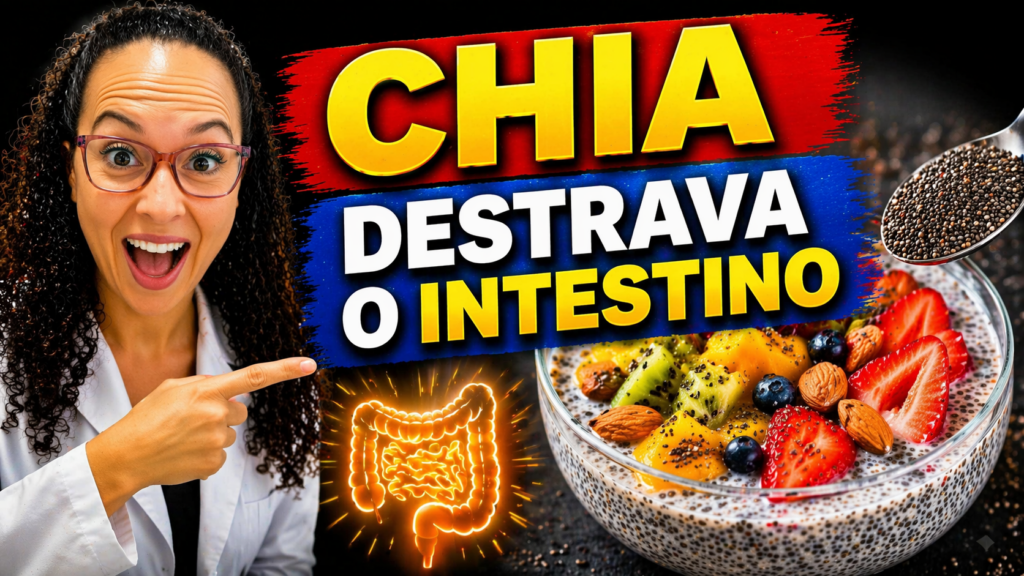 Faça sua suplementação com CHIA em casa para DESTRAVAR seu INTESTIN