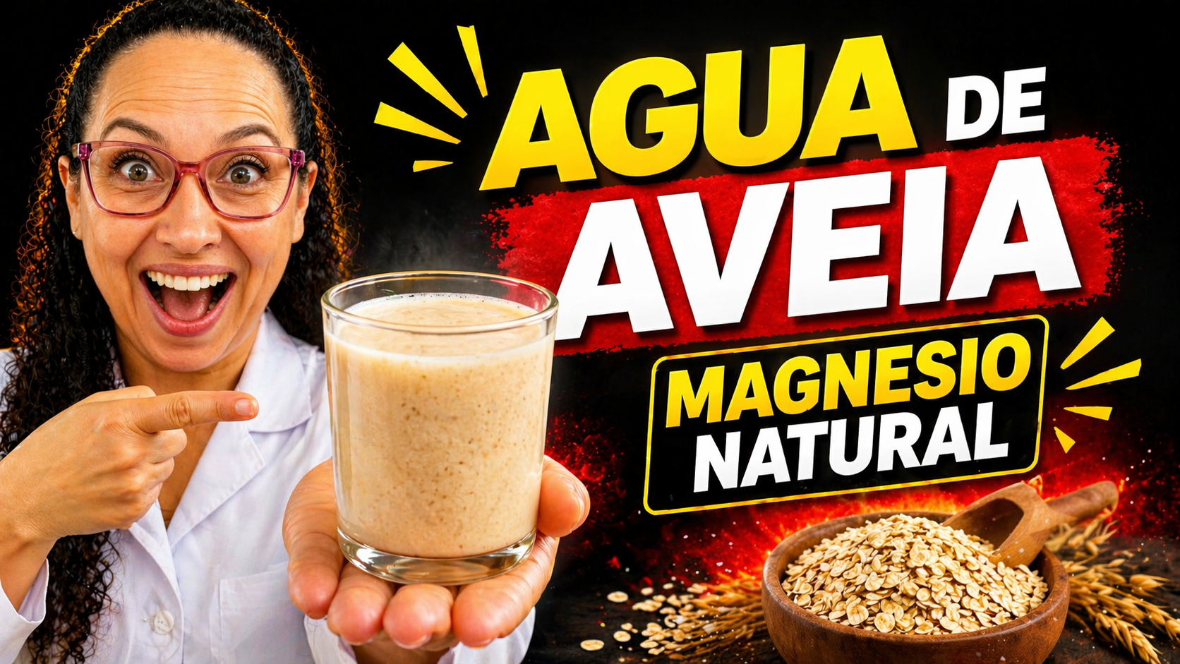 Faça em Casa ÁGUA DE AVEIA para DESINCHAR, ACALMAR e REGULAR SEUS HORMÔNIOS (Após os 40)