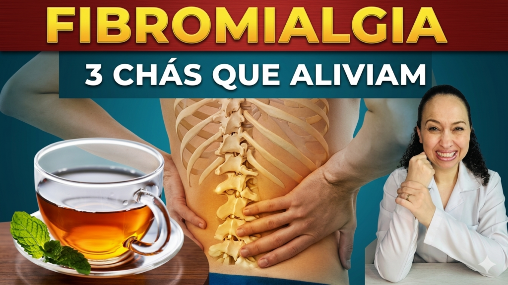 4 Chás Poderosos para FIBROMIALGIA (Aliviar Dores e Inflamação Naturalmente)