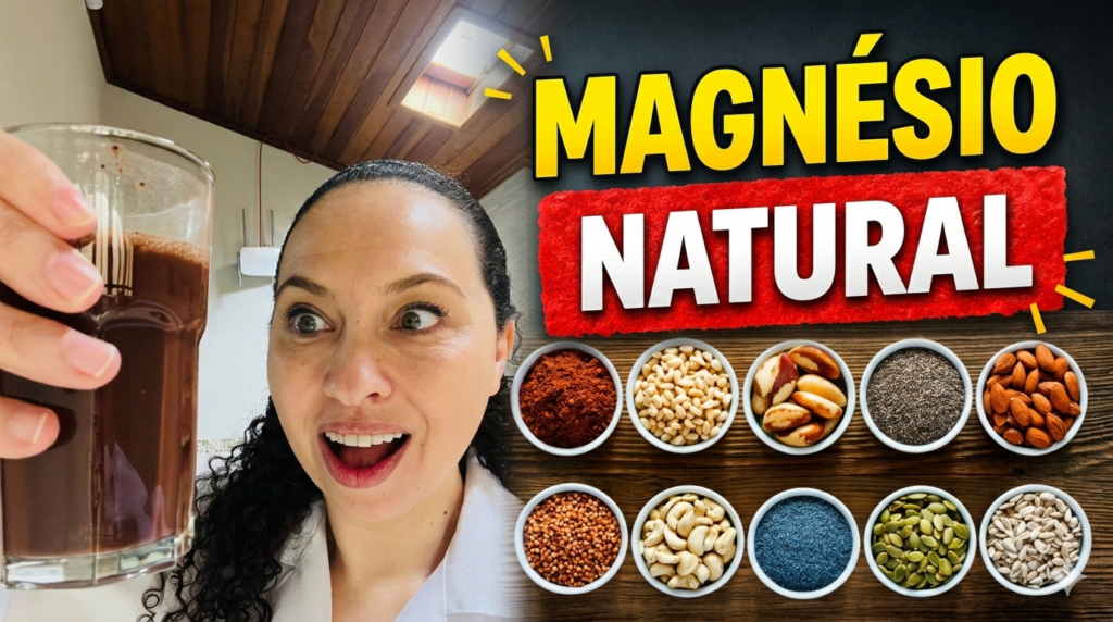 Faça em Casa seu SUPLEMENTO NATURAL de MAGNÉSIO com 4 SEMENTES
