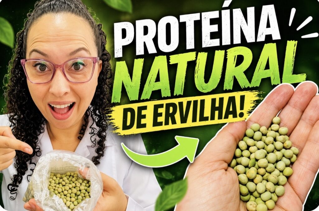 🔥 FAÇA EM CASA sua PROTEÍNA NATURAL com ERVILHA e SEMENTES (Sem Whey)