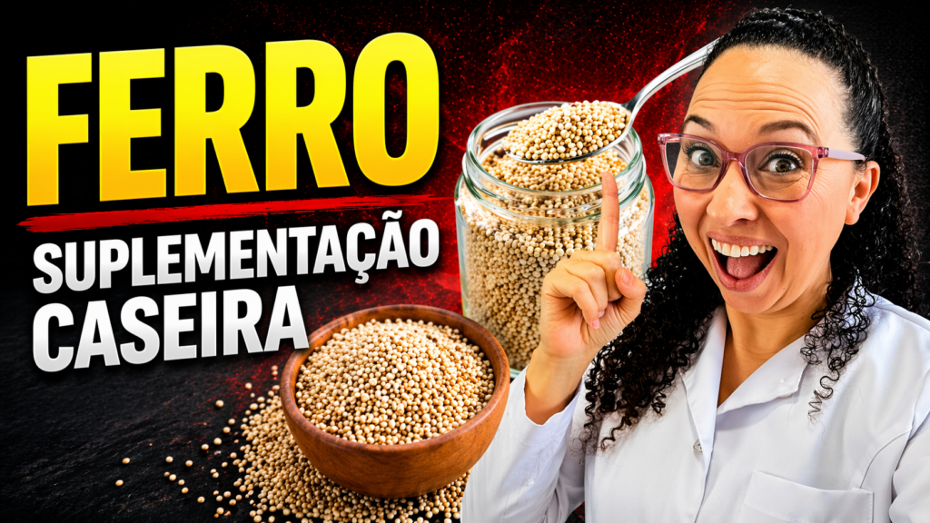 QUINOA: Faça sua SUPLEMENTAÇÃO DE FERRO em Casa