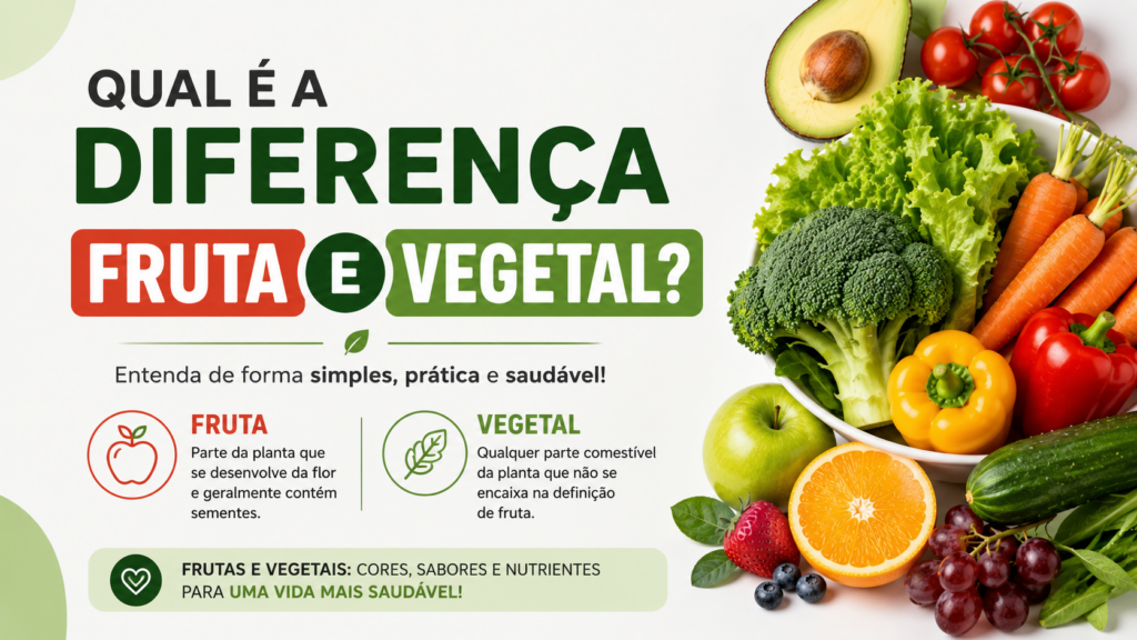 Qual é a Diferença entre Fruta e Vegetal?