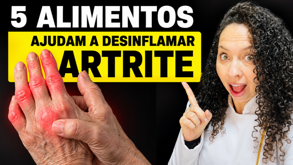 Veja os 5 piores alimentos para quem tem artrite e os 5 melhores alimentos que podem ajudar o corpo a desinflamar, aliviar o inchaço e melhorar a rotina após os 40.