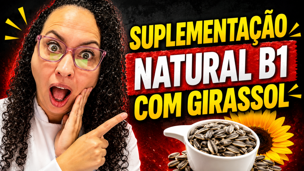 Faça em Casa sua VITAMINA B1 NATURAL com apenas 1 ingrediente