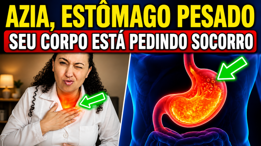AZIA, ESTÔMAGO PESADO e METABOLISMO LENTO: Seu Corpo Está Pedindo Socorro