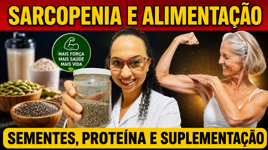 SARCOPENIA depois dos 40: O Que Comer, Quais Sementes Usar e Suplementos Indicados