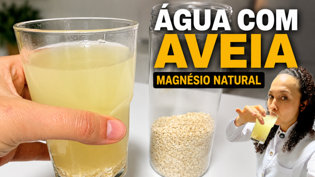 Você já fez água com aveia? Com apenas aveia, água e alguns minutos você prepara uma bebida simples para incluir mais fibras na rotina. E não, não é milagre nem “detox das artérias”. Vem comigo que eu te explico como fazer e por que a aveia merece espaço na alimentação.