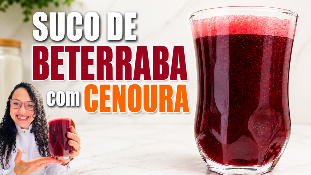 Aprenda a fazer suco de cenoura com beterraba, maçã, espinafre, limão e chia. Uma receita simples, natural e pronta em poucos minutos.