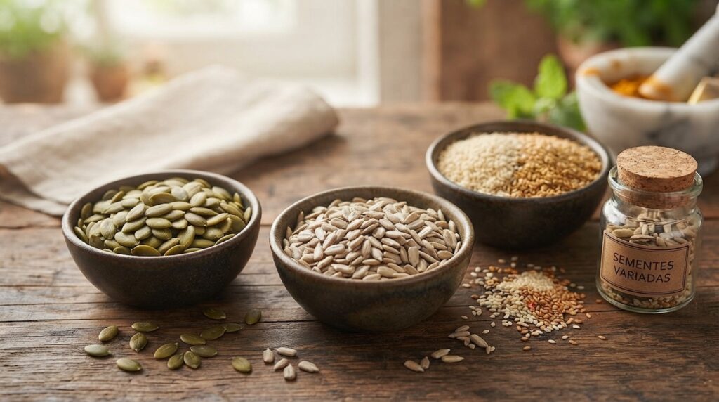 Três sementes simples podem fornecer aminoácidos envolvidos na síntese natural de creatina realizada pelo organismo.